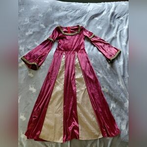 Girls Medieval Dress Costume
